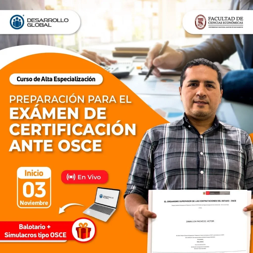 Certificación OSCE