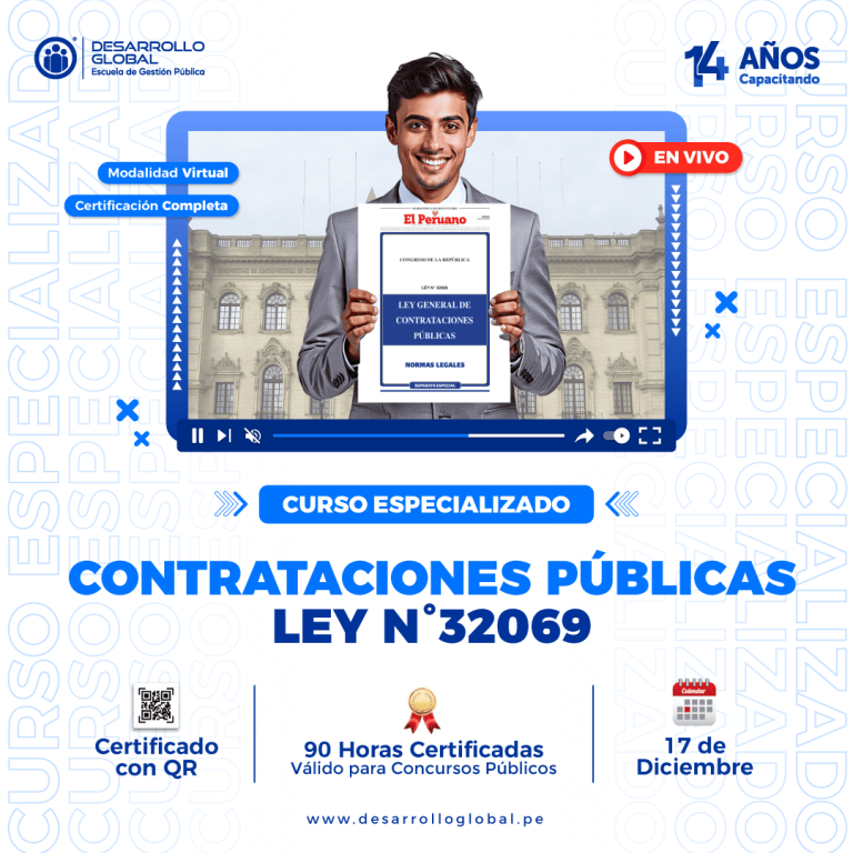 DICIEMBRE CONTRATACIONES PUBLICAS LEY N° 32069